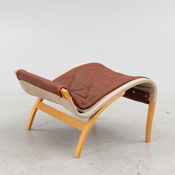 Bruno Mathsson, armchair with footstool, "Pernilla", DUX.