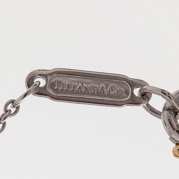 Tiffany & Co, kaulakoru / riipus ja ketju, platinaa, briljanttihionta timantti.