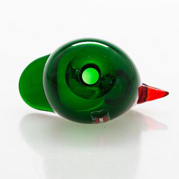Oiva Toikka, glass bird signed Oiva Toikka Nuutajärvi Notsjö. 1972-78.