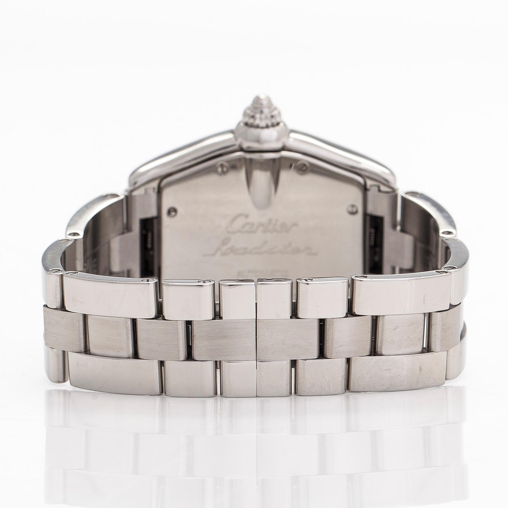 Cartier, Roadster, wristwatch, 38 mm.
