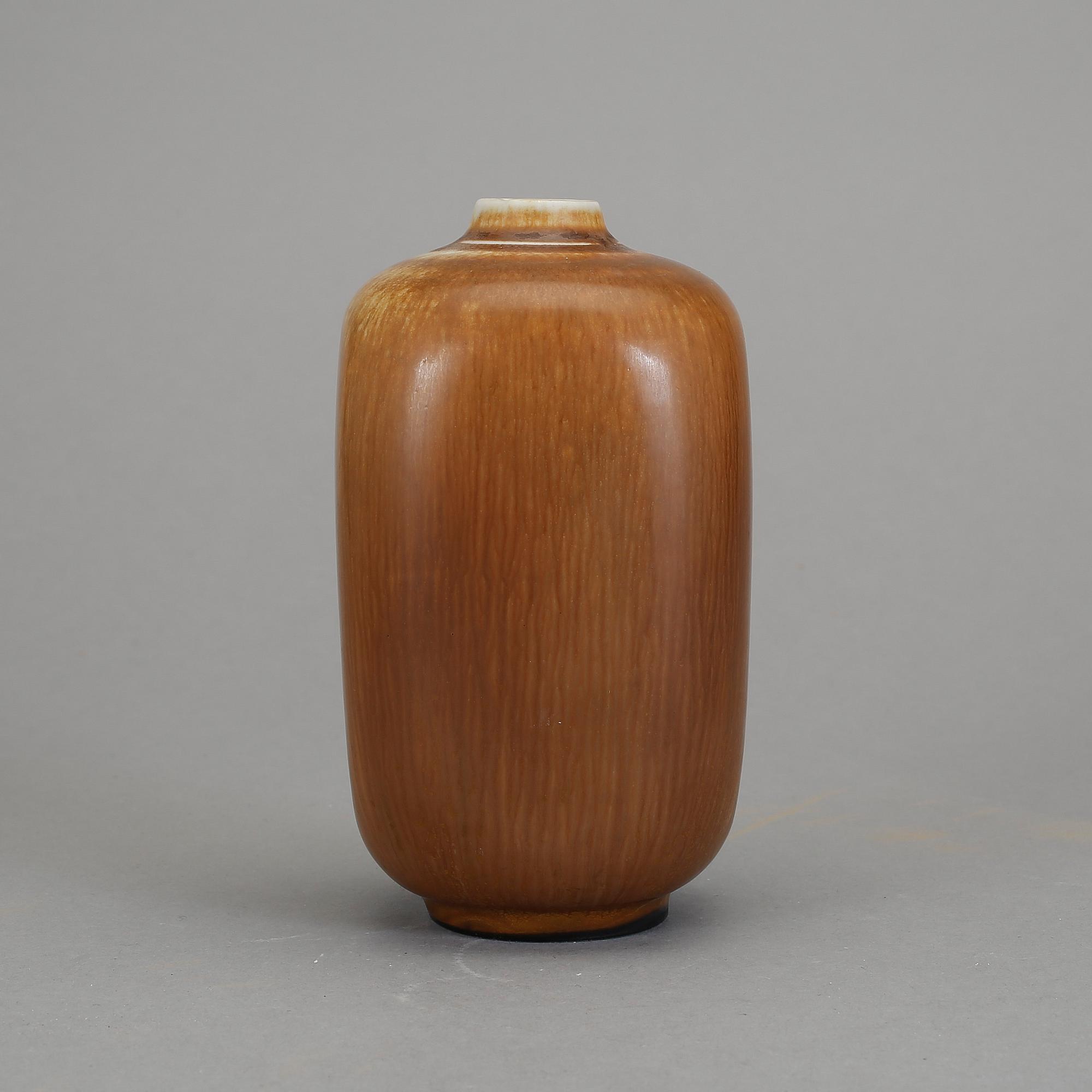 VAS, stengods. Berndt Friberg, Gustavsberg studio, sannolikt 1949.