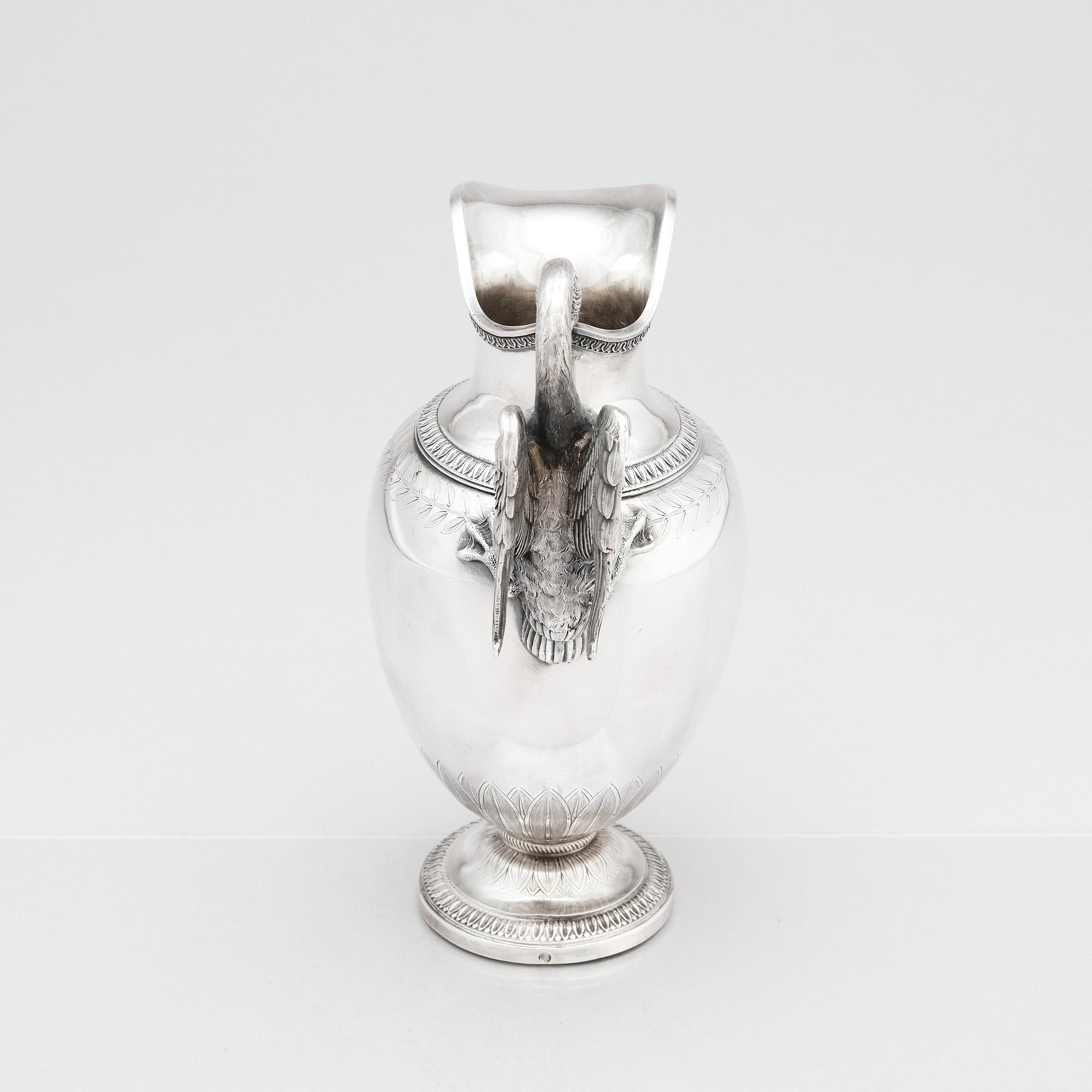 Jean-Baptiste-Claude Odiot, kanna, silver, Paris 1819-1838.