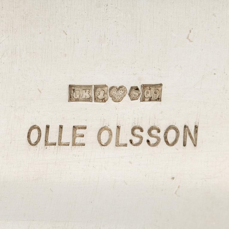 Olle Olsson for Kaplans, bracelet, silver, Stockholm 1966.