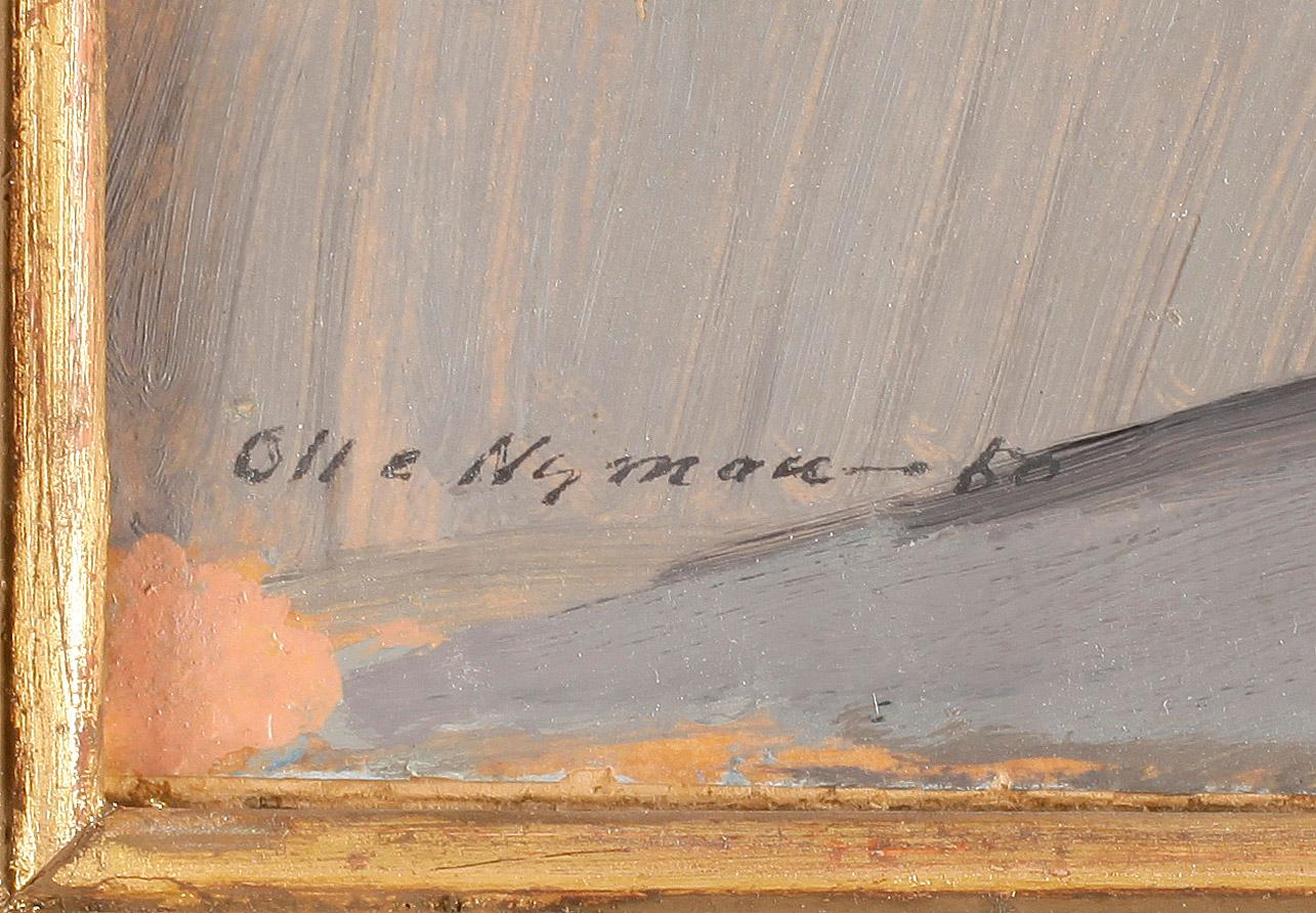 OLLE NYMAN, olja på papper, signerad ocg daterad -60.