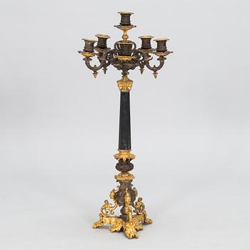 Candelabra, Empire style, second half of the 19th century, France.