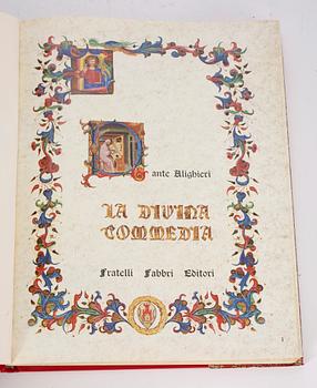 DANTE ALIGHIERI, 6 volymer, La Divina Commedia, Fratelli Fabbri Editori, Milano 1963.