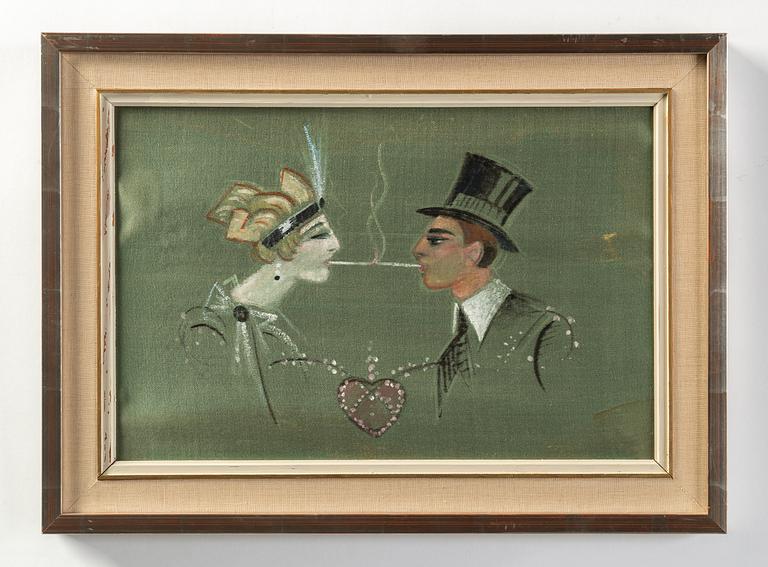 Gösta Adrian-Nilsson, Cigarettkyss.