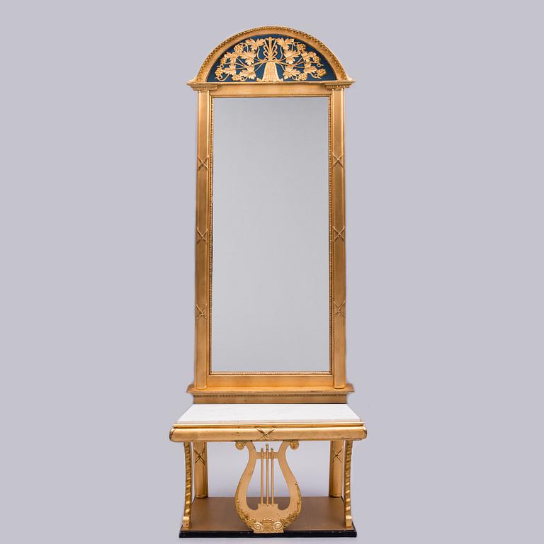 SPEGEL samt KONSOLBORD, 1900-talets första hälft.