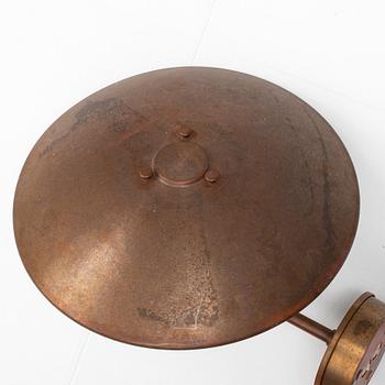 POUL HENNINGSEN, a PH copper wall light, Louis Poulsen, Denmark.