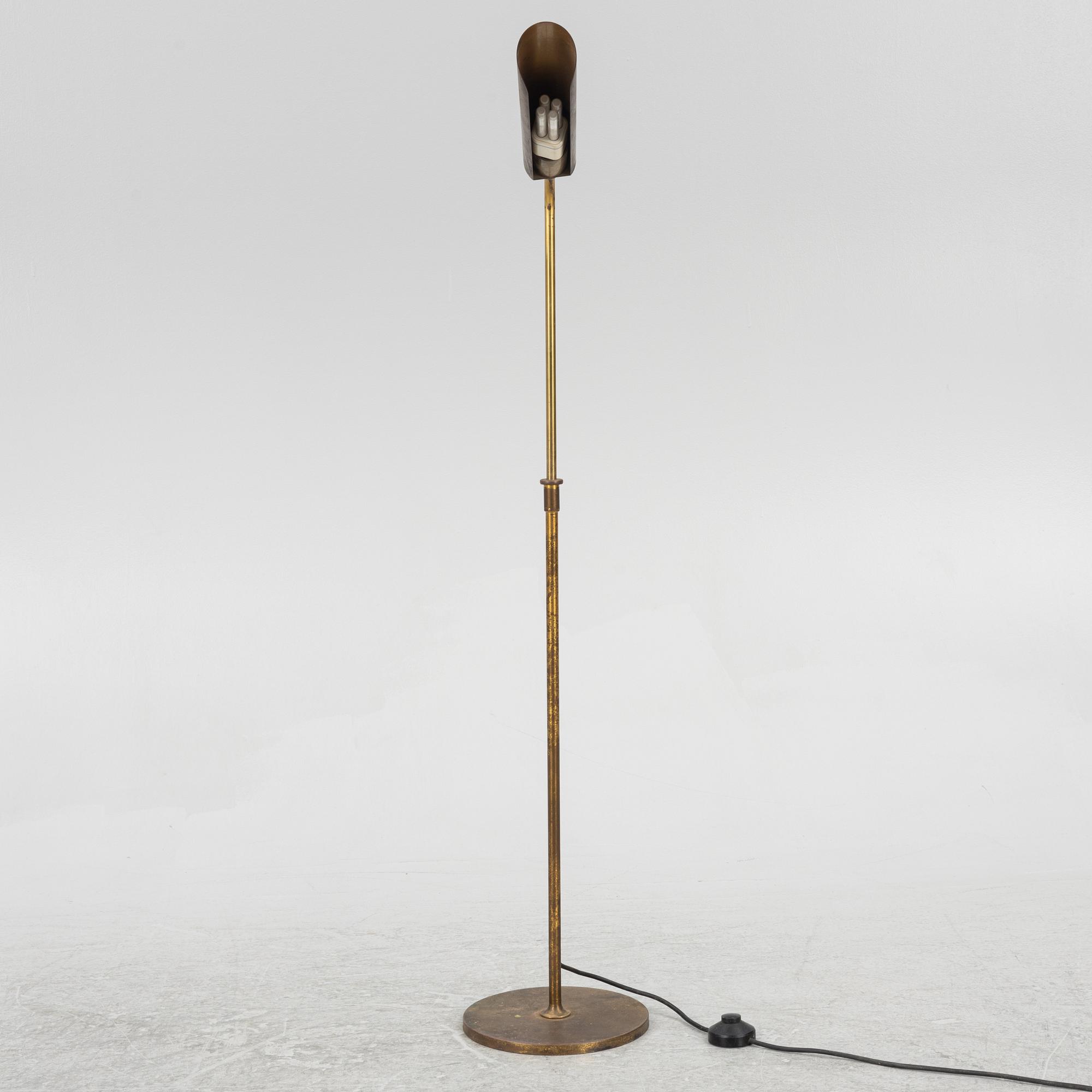 Florian Schultz, a floor lamp, late 20th century.