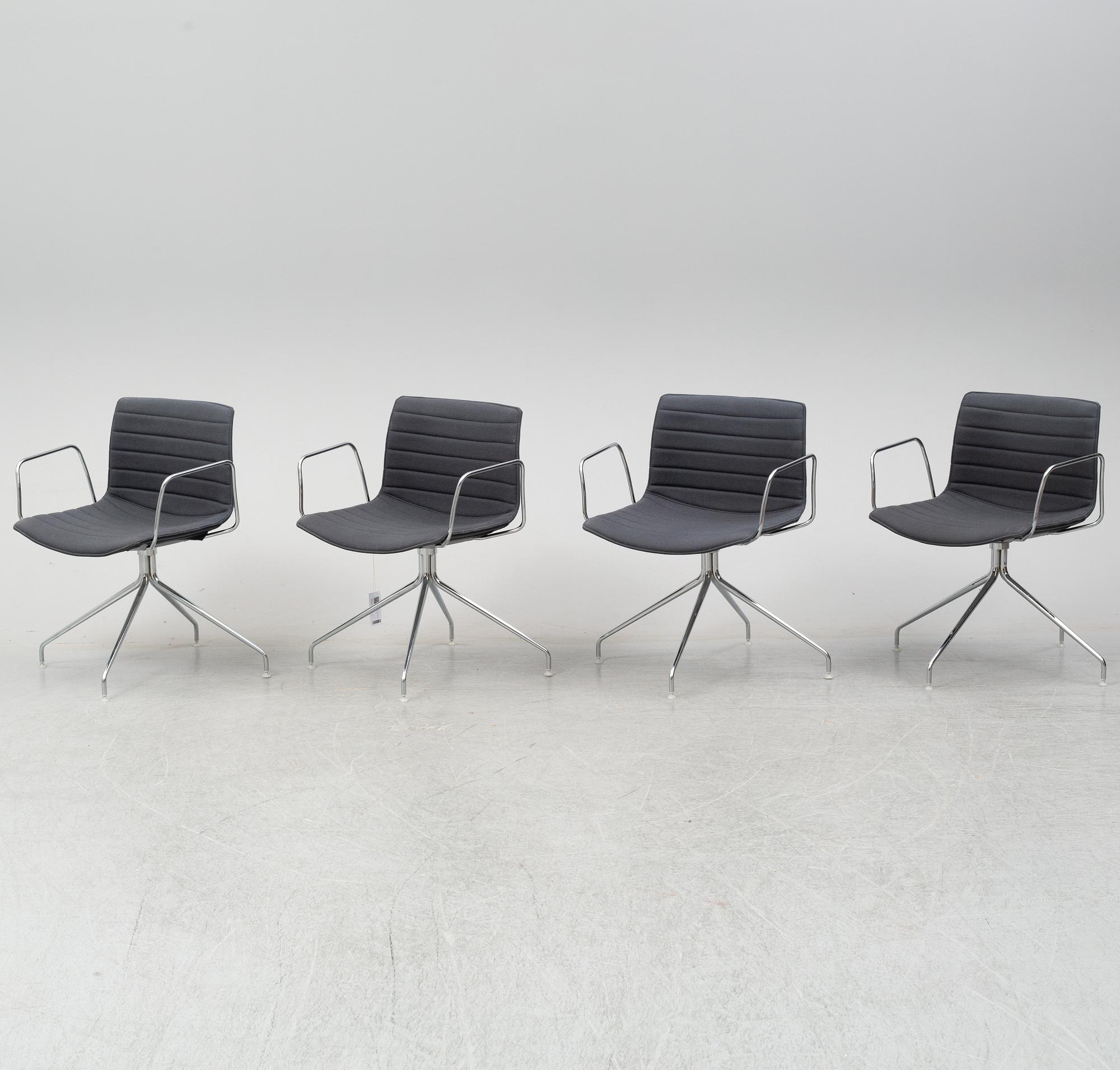 LIEVORE ALTHERR MOLINA, four 'Catifa' chairs, Arper.