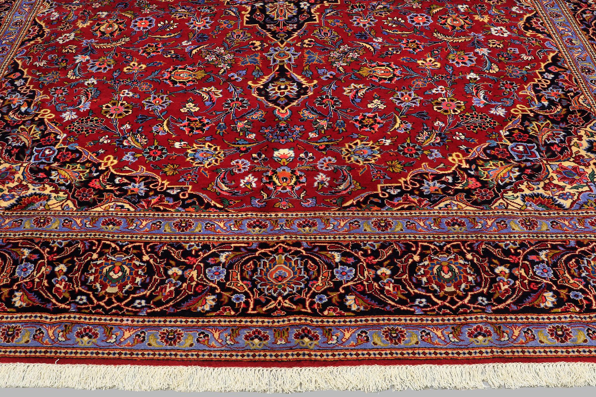 A Keshan carpet, 464 x 361 cm.