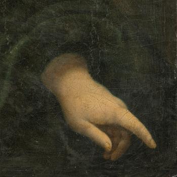 Okänd konstnär 1700-tal , Dam med ridspö.