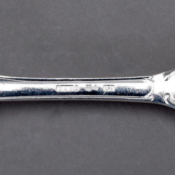 BESTICKSERVIS, 174 delar, silver, GAB, Stockholm, vikt 4658 gram exklusive knivar med stålblad.