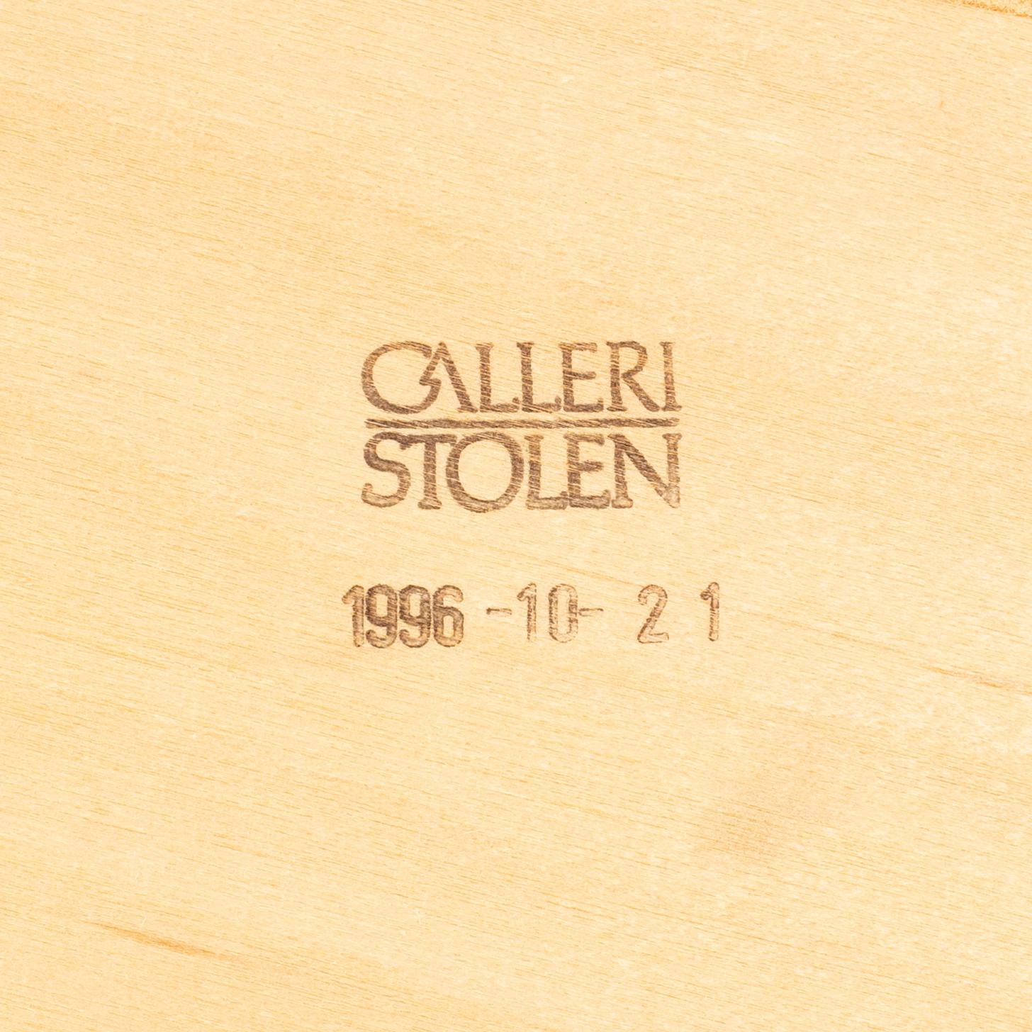 ÅKE AXELSSON, six 'Gästis' chairs from Galleri Stolen, 1996.
