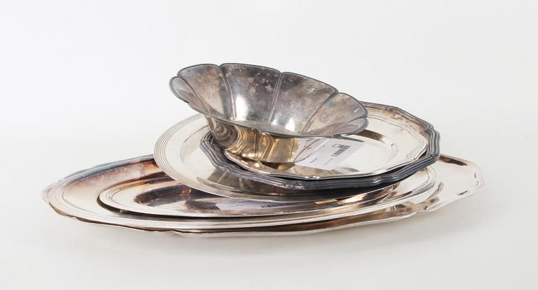 PARTI NYSILVER, ca 14 delar.