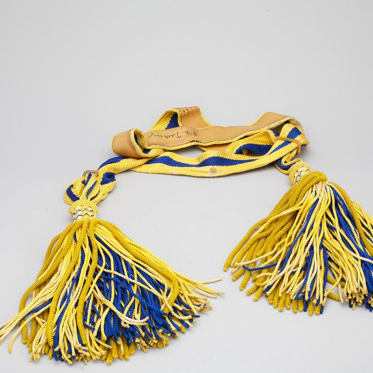 PARTI MILITARIA, 7 delar, Sverige 1800-tal.