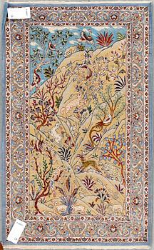 MATTA. Isfahan, figural, 1900-talets slut, ca 112x70.