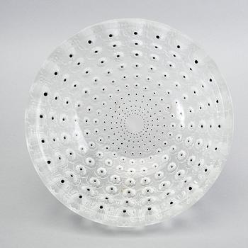 Lalique, a 'Nemours' glass bowl, France 20th century latter part.