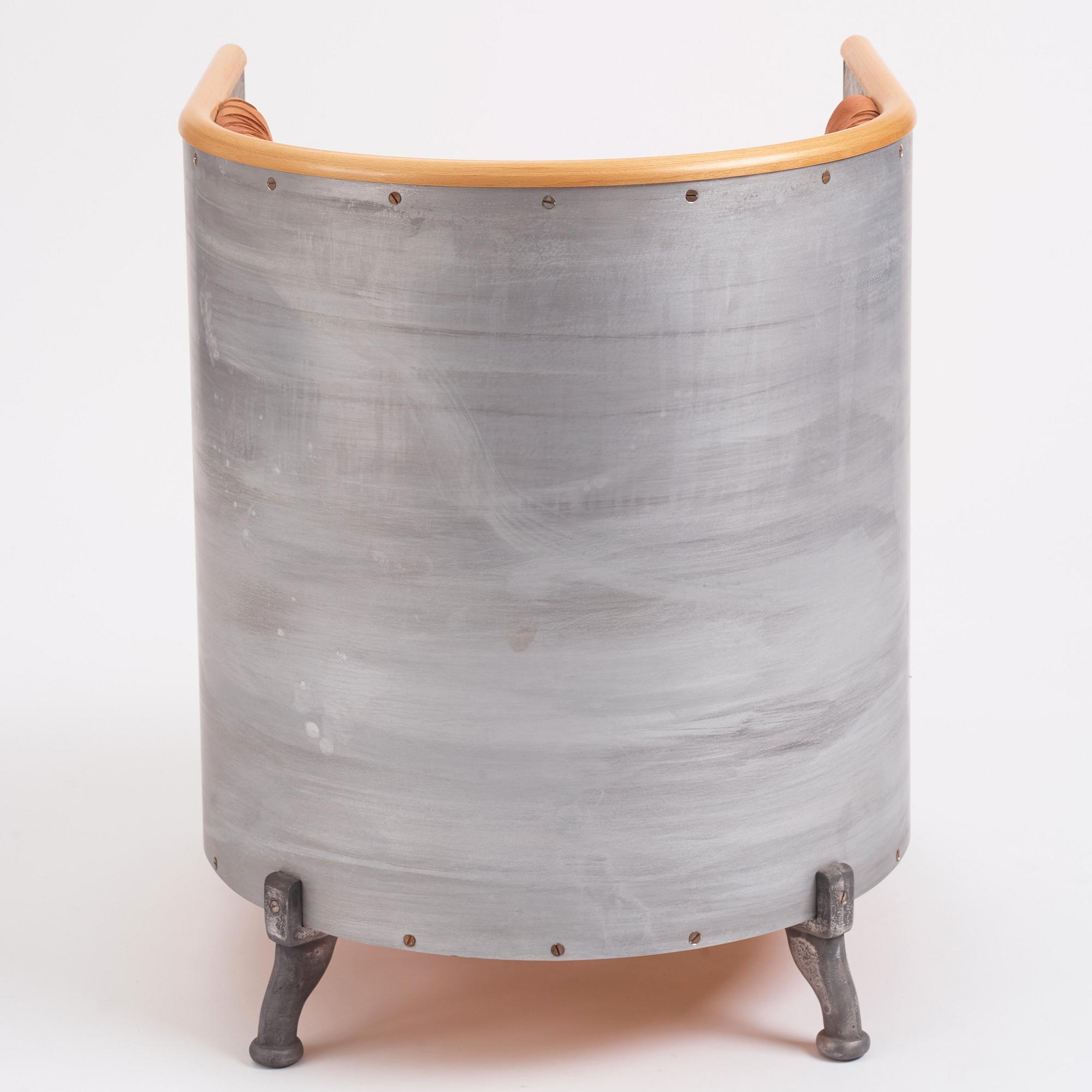 Mats Theselius, fåtölj ”Aluminium chair”, ed. 133/200, Källemo efter 1990.