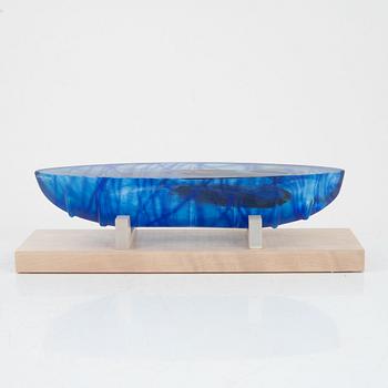 Bertil Vallien, a limited edition glass sculpture, Kosta Boda, sweden.