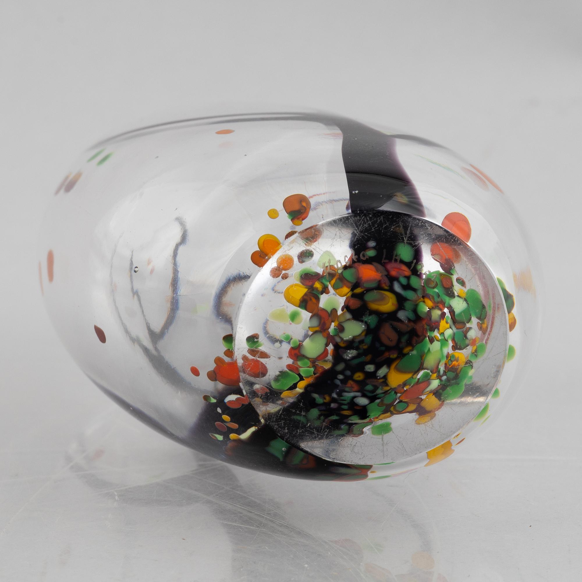 Vicke Lindstrand, a 'Höst (Autumn)' vase, Kosta, 1950's-60's.
