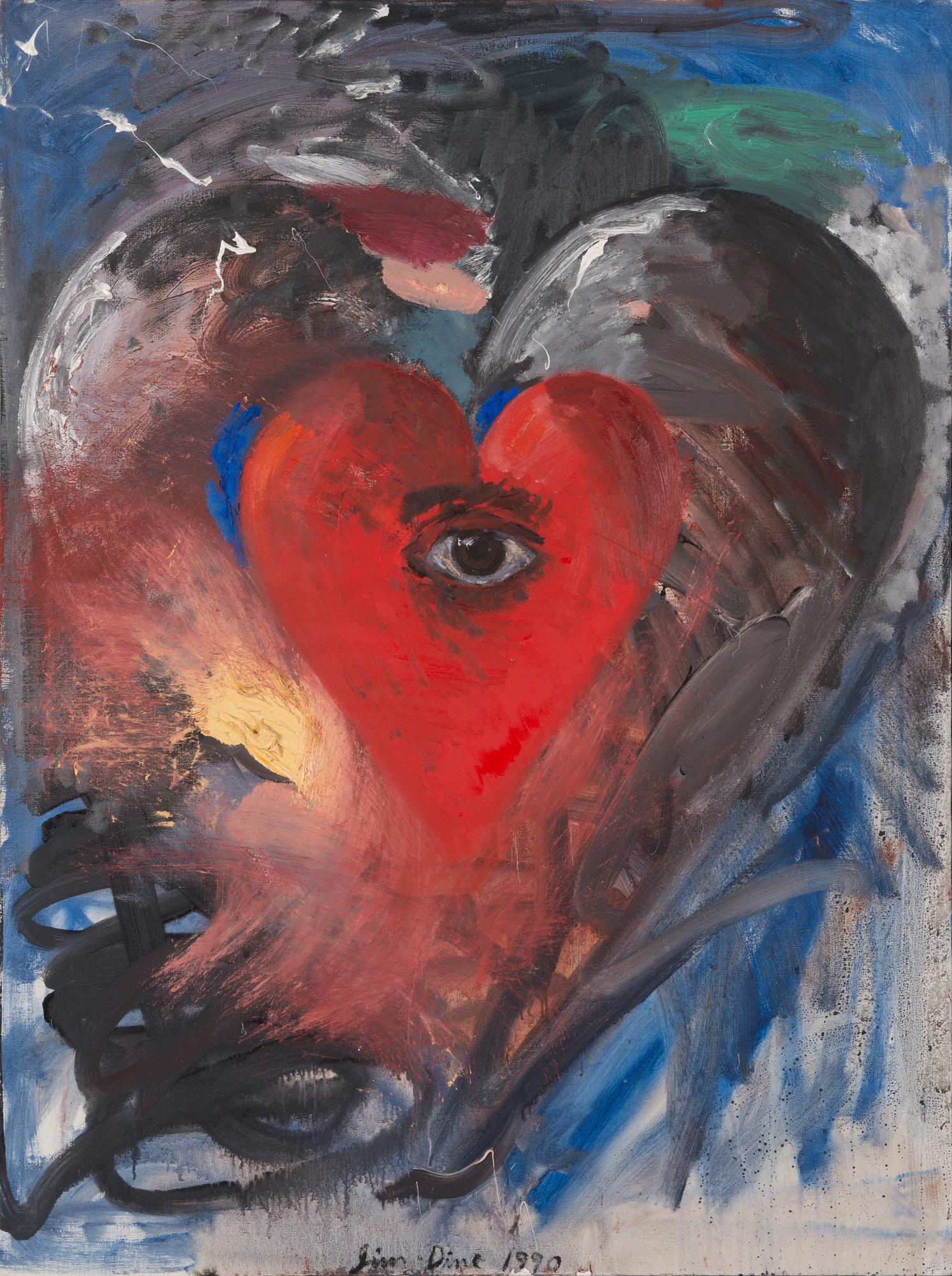 Jim Dine, "The fall from Grace III".