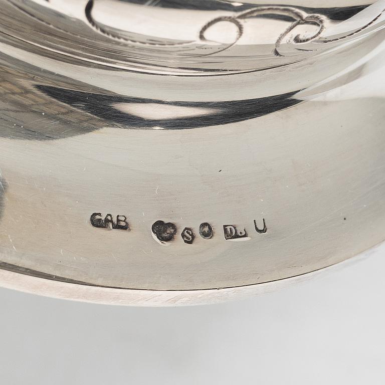 Guldsmedsaktiebolaget (GAB), A Swedish silver beaker/vase, Stockholm 1930.