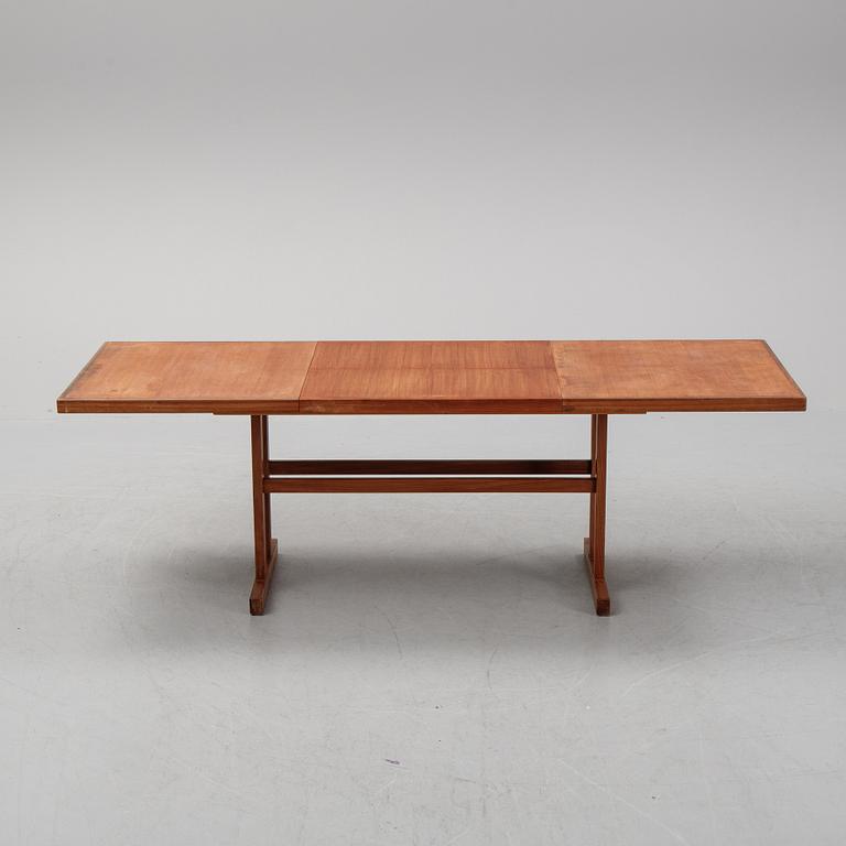 A swedish teak sofa table, Skaraborgs Möbelindustri, Tibro, second half of the 20th century. Signed with label.