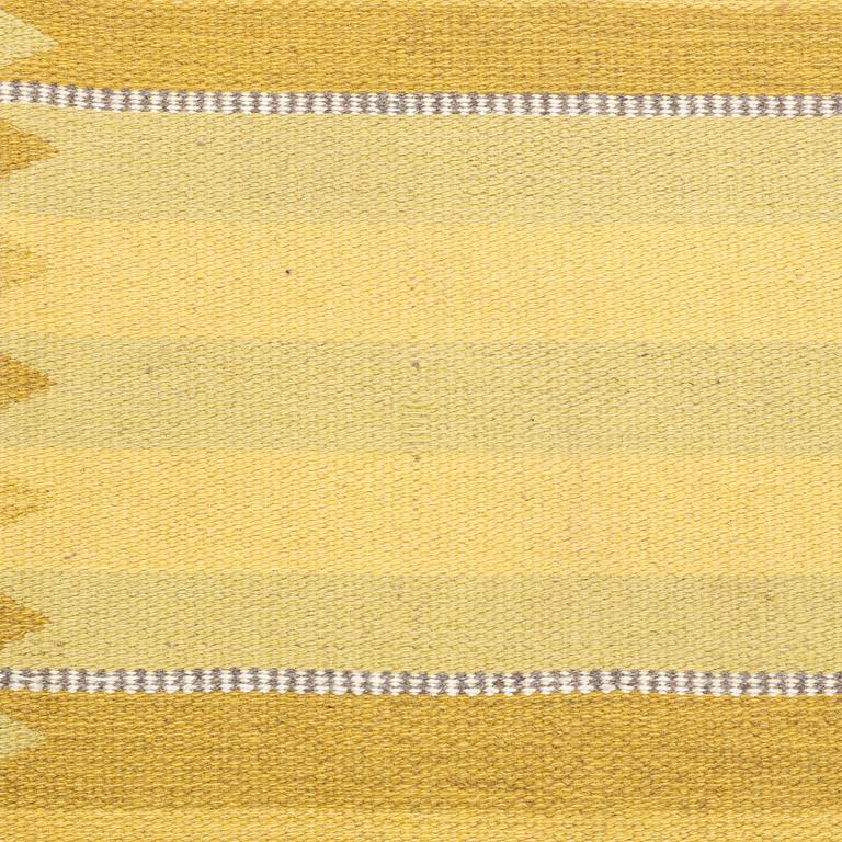 A machine made carpet,  ”Skyttelgång”,  possibly by Ingrid Dessau, ca 290 x 193 cm.