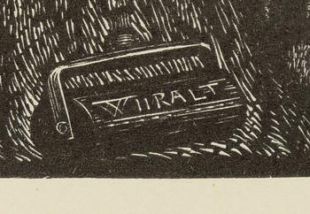 Eduard Wiiralt, "Puulõike sund".
