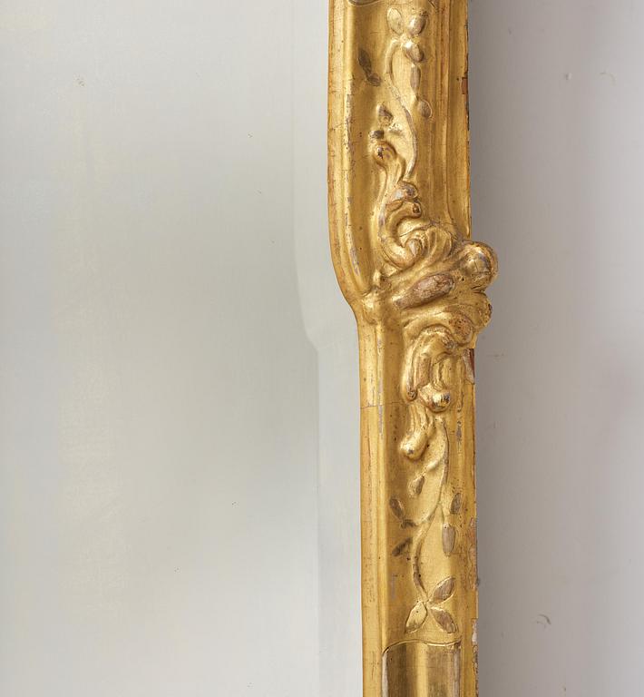 A Swedish Rococo mirror.