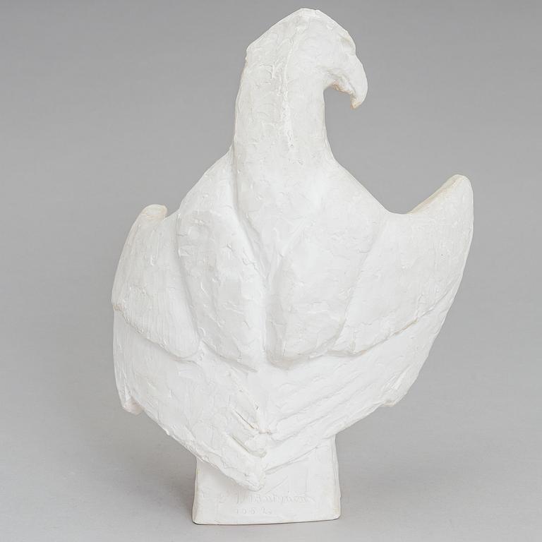 JUSSI MÄNTYNEN, sculpture in plaster, signed and dated 1952.
