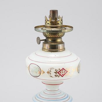 A kerosene table lamp, second half of the 19th century.