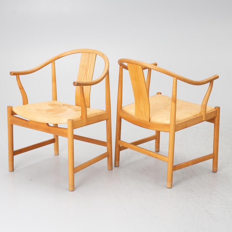 Hans J. Wegner, stolar, 6 st, modell PP66 "Kinastolen", PP Möbler, Danmark, 2001.
