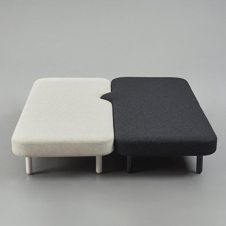 Claesson Koivisto Rune, "Adam and Eve", a pair of daybeds, Klein Dytham architecture, Japan, 2003.