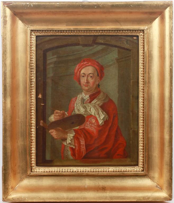 MARIA ANTONIA DEMARÉES, tillskriven, olja på duk.