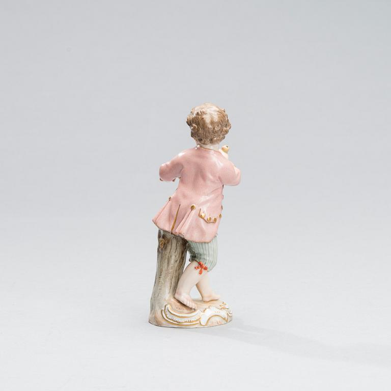 FIGURIN, porslin, Meissen, 1800-tal.