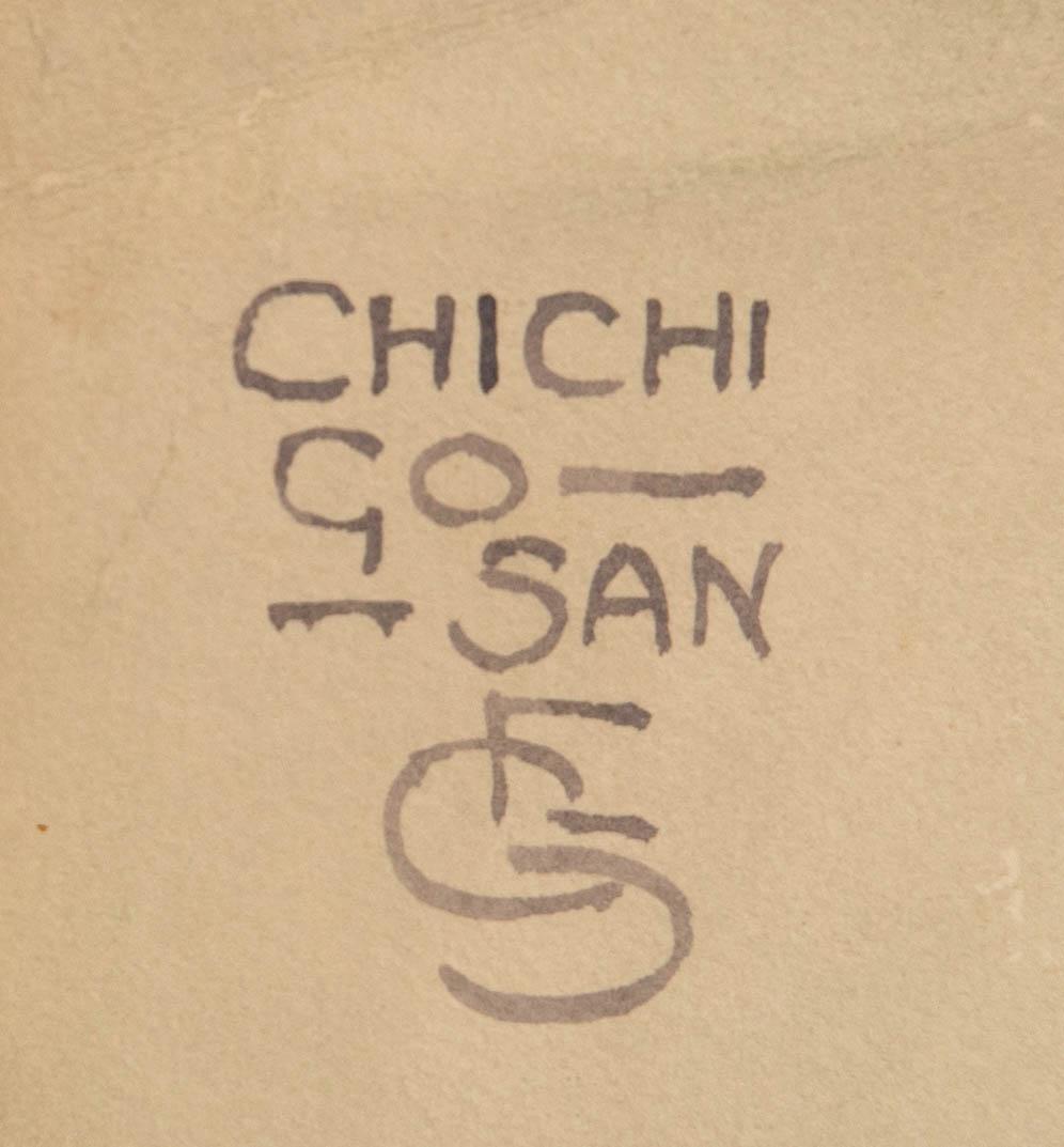 Unidentified artist, two Japonisme motifs, "Chichi Go San".