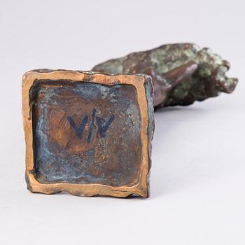 MATTI HAUPT, bronze, signed.