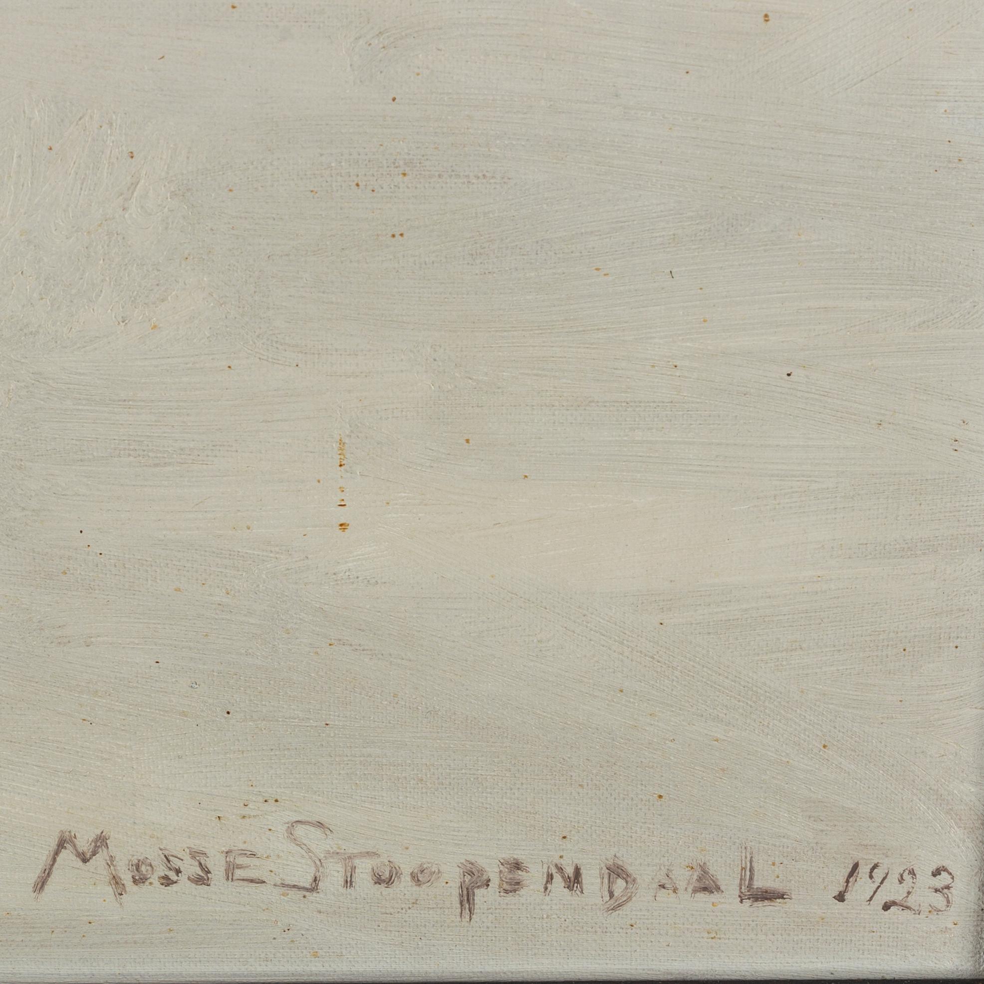 MOSSE STOOPENDAAL, oil on canvas, signed and dated 1923.