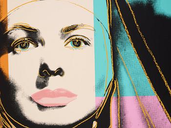 Andy Warhol, "Three portraits of Ingrid Bergman by Andy Warhol".