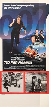 Filmaffischer, 3 st, James Bond.