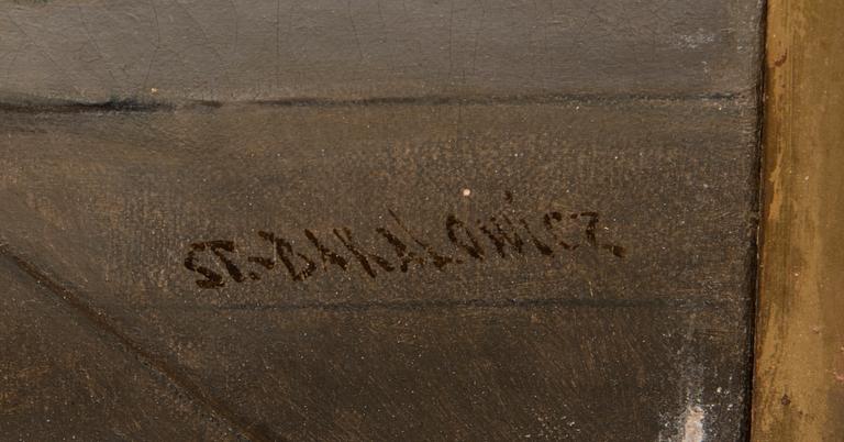 STEFAN W. BAKALOWICZ, oil on canvas, signed.