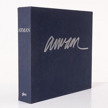 Arman (Armand Pierre Fernandez), Book with two lithographs, Edition GKM Siwert Bergström, 1987.