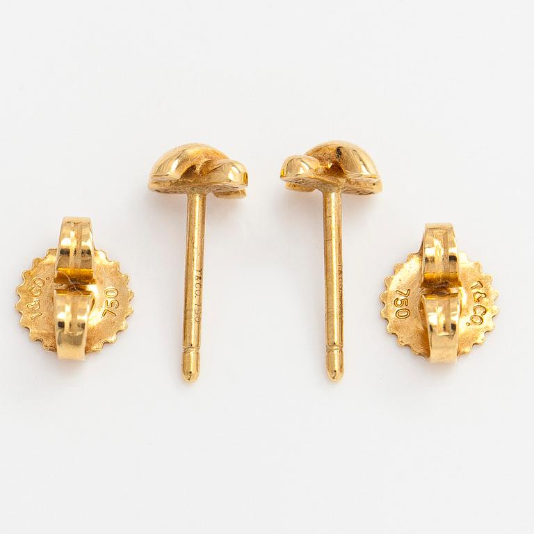 Tiffany & Co, korvakorut, "Cross Stitch", 18K kultaa.