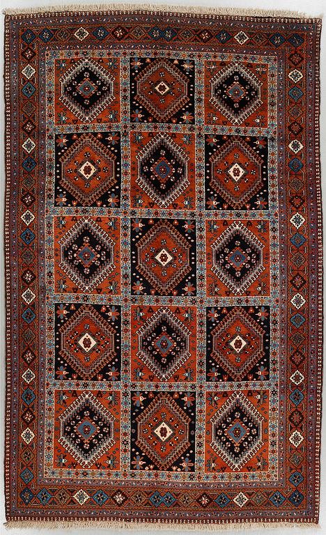 A Yalameh rug, 257 x 163 cm.