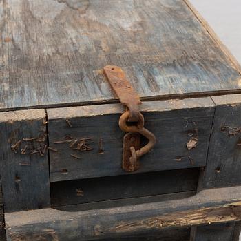 Two wooden boxes, early 1900's.