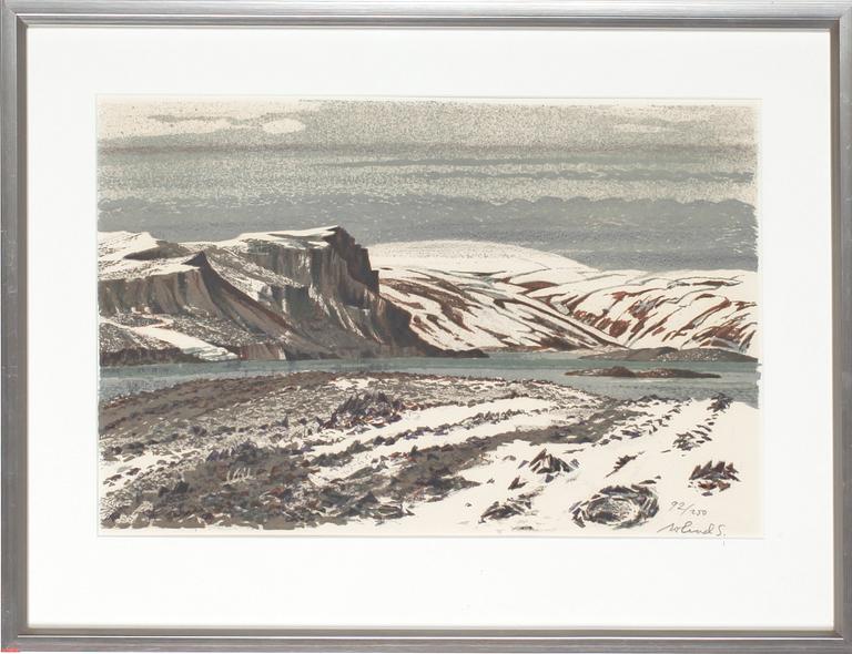 ROLAND SVENSSON, 2 st, grafik, sign o num 92/250.