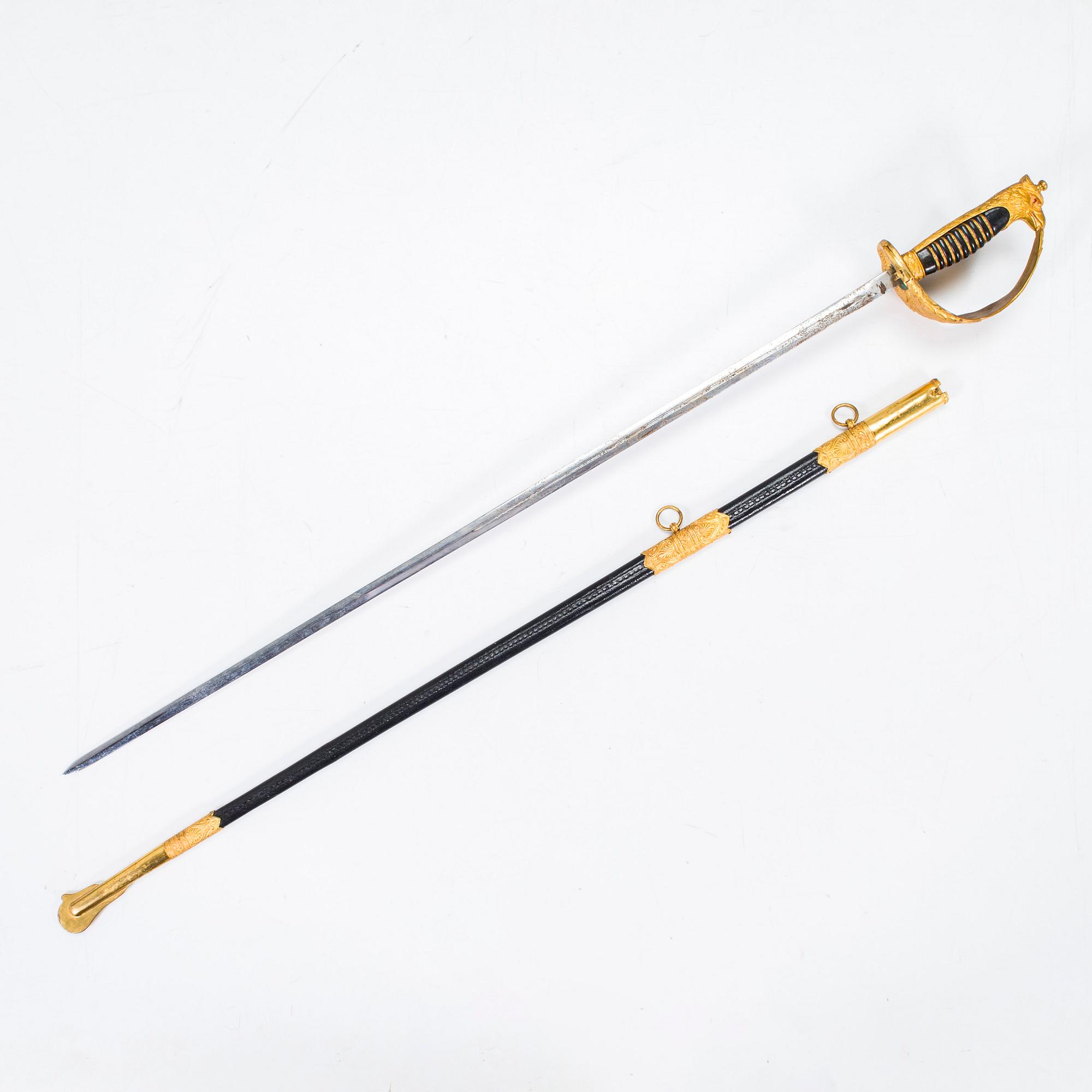 Italian Air Force Officer Sword, manufacturer Solingen Germany.